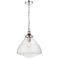 Lighting Inspiration-Spacey Small & Large 1LT Pendant Chrome Clear
